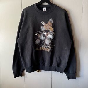 Vintage wildlife sweater